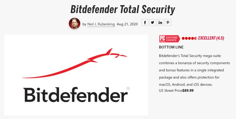 Bitdefender Total Security 2020 Review 